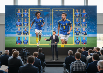 Sweden announces 26-man World Cup squad with Isak and Bernhardsson