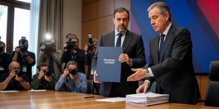 Barcelona announce review of legal action after Perez reveals 500-page Negreira dossier