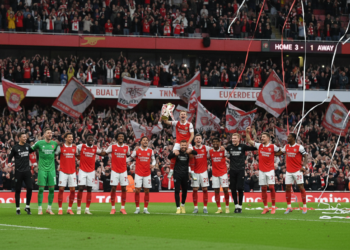 Arsenal eye victory at Emirates to close in on Premier League title
