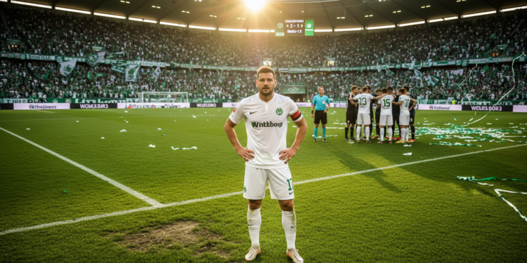 Edin Džeko backs Wolfsburg to reach relegation playoff with win