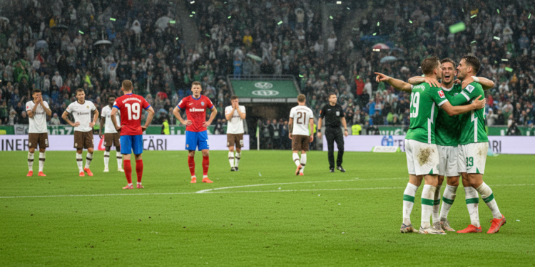 Wolfsburg secure relegation playoff as Heidenheim and St Pauli relegated