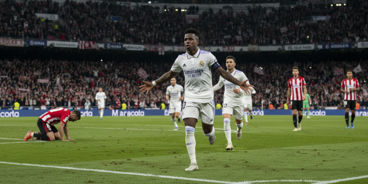 Real Madrid secure 1-0 victory at Sevilla as Vinicius nets winner