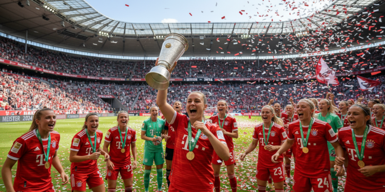 FC Bayern women clinch fourth straight Frauen-Bundesliga title with 122 goals