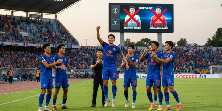 Buriram United confident as Bissoli and Causic miss Shopee Cup first leg