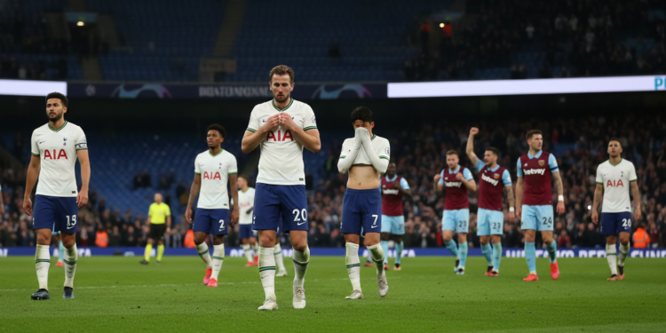 Tottenham one point from Premier League safety after West Ham defeat