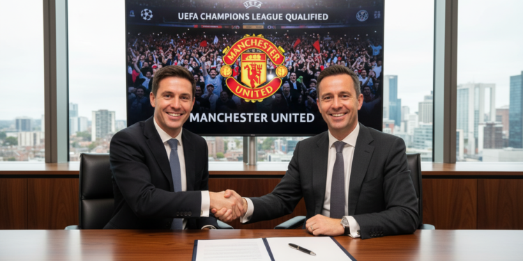 Michael Carrick signs Manchester United deal after securing Champions League spot