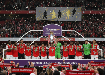 Arsenal crowned 2026 champions as Kwam 1 releases anthem honoring Nigerian stars