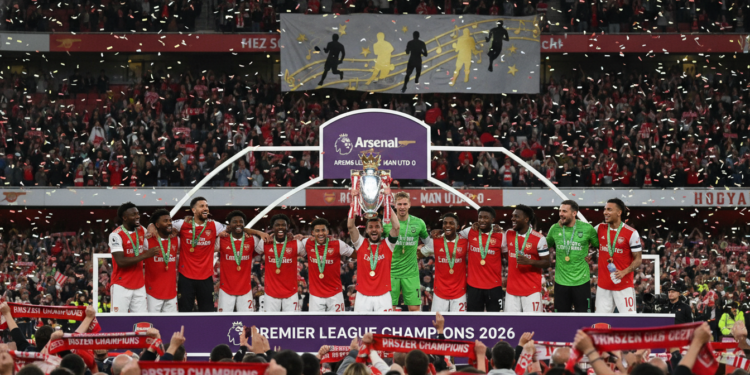 Arsenal crowned 2026 champions as Kwam 1 releases anthem honoring Nigerian stars