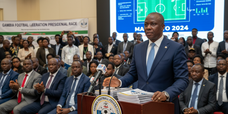 Gambia Football Federation presidential race intensifies as Sadibou Kamaso unveils manifesto