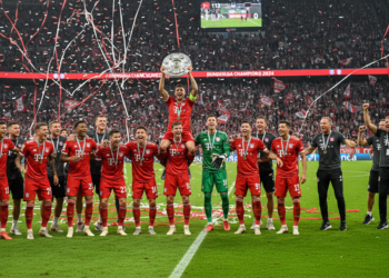 Bayern Munich score 112 goals to secure 34th Bundesliga title
