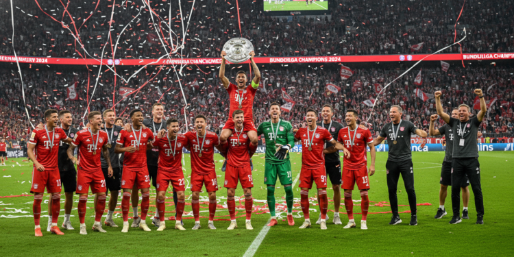 Bayern Munich score 112 goals to secure 34th Bundesliga title