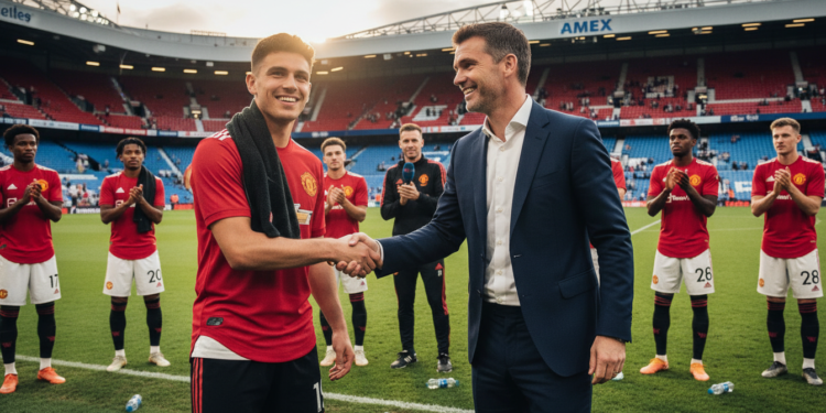 Manchester United seek final statement at Amex as Carrick signs long-term deal