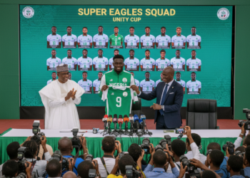 Nigeria unveils Osimhen-led 27-man Super Eagles squad for Unity Cup