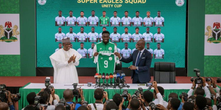 Nigeria unveils Osimhen-led 27-man Super Eagles squad for Unity Cup
