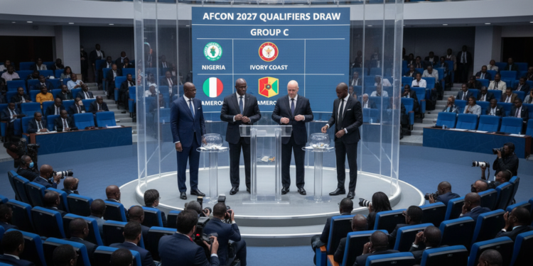 AFCON 2027 qualifiers draw labels Group C the Group of Death