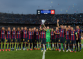 Barcelona celebrate LaLiga title despite 3-1 defeat at Valencia as Lewandowski bids farewell