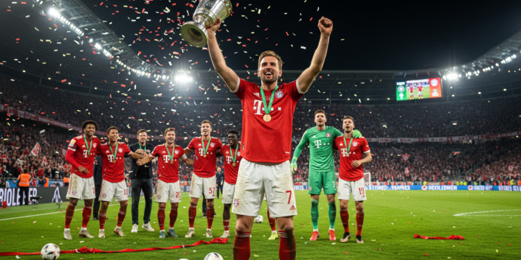 Harry Kane hat-trick secures Bayern Munich's 21st DFB-Pokal and domestic double