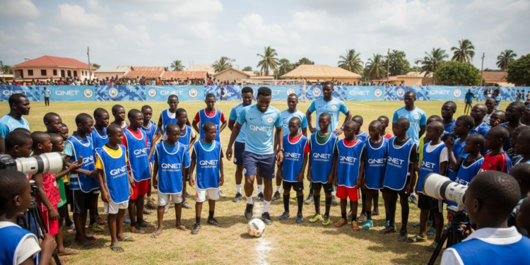 QNET and Manchester City host four-day Accra football clinic empowering youth