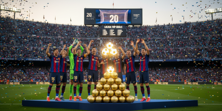 LaLiga names 2025-26 top 20 goals as Barça leads with four
