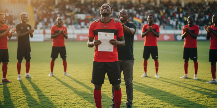 Fidali Uwiyaremye earns first Rwanda call-up after 11-goal season
