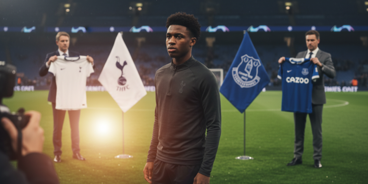 Ngal’ayel Mukau transfer as Tottenham and Everton pursue Lille midfielder