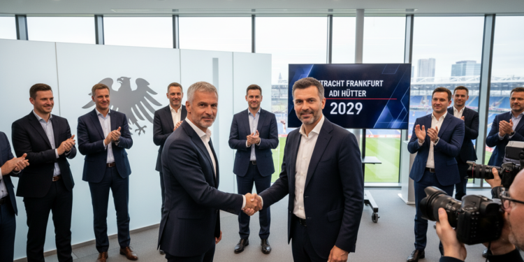 Adi Hütter agrees to return as Eintracht Frankfurt head coach until 2029
