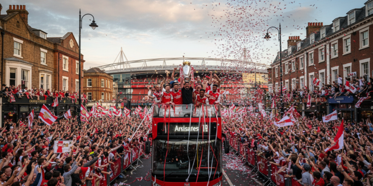 Arsenal Celebrate Premier League Win in North London Despite Champions League Loss