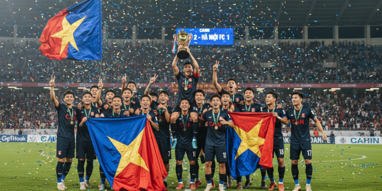 Công An Hà Nội reclaims 2026 V.League 1 crown with 2-1 win