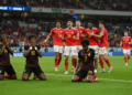 Ghana denied victory by Lewis Koumas stoppage-time equaliser in Cardiff