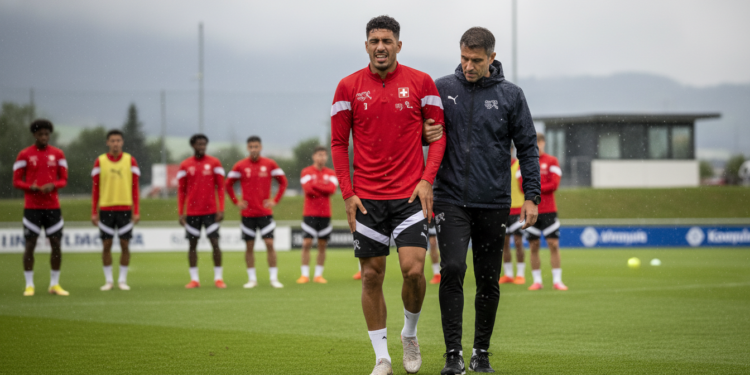 Sevilla winger Rubén Vargas leaves Switzerland training, doubtful for Australia friendly