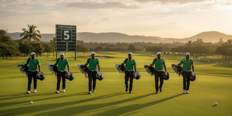 Tanzania golf team opens Africa Region IV campaign in fifth place