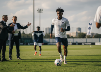 Eintracht Frankfurt intensifies pursuit of Saint-Étienne striker Djylian N'Guessan amid Tottenham interest