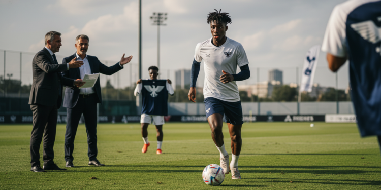 Eintracht Frankfurt intensifies pursuit of Saint-Étienne striker Djylian N'Guessan amid Tottenham interest