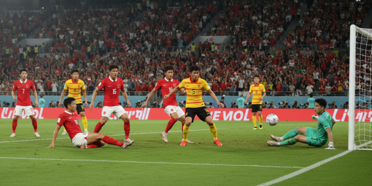 Singapore suffer narrow 2-1 defeat to China PR but show progress