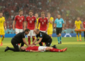 Christian Eriksen collapses in Denmark friendly as Højbjerg, Riemer reassure fans
