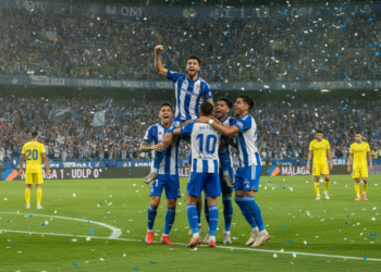Málaga secures 1-0 win at Las Palmas to take first-leg playoff advantage