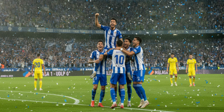 Málaga secures 1-0 win at Las Palmas to take first-leg playoff advantage