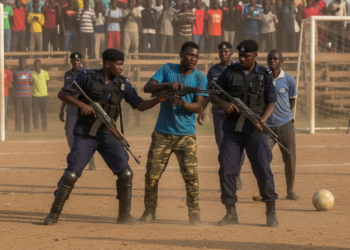 Migori police disarm gunman and arrest two at football match