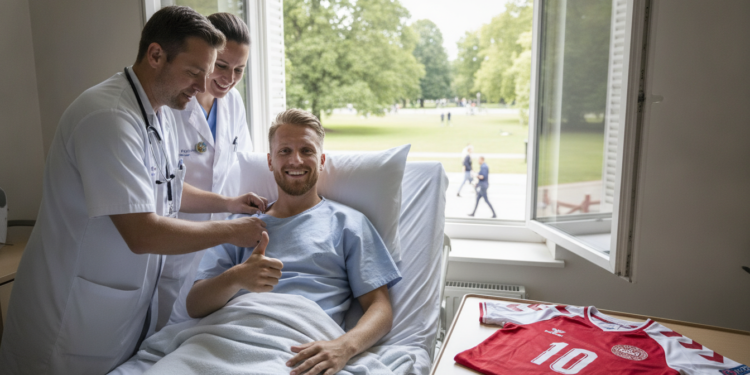 Christian Eriksen Doing Well as Denmark Confirms Expected Discharge Soon