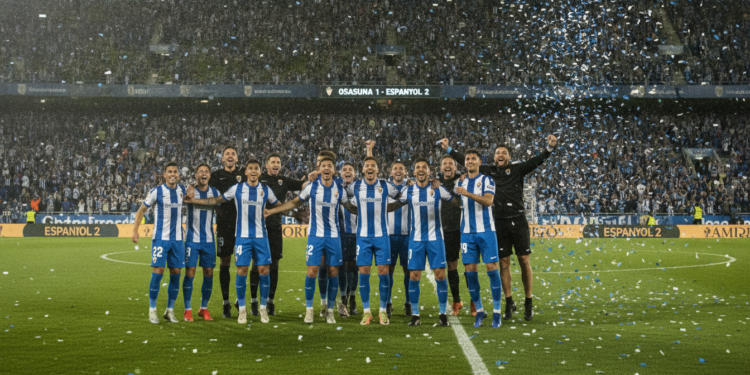 Espanyol clinches La Liga survival with 2-1 win at Osasuna