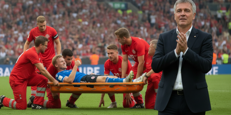 Christian Eriksen Doing Well After Collapse, Wolfsburg Boss Hecking Relieved