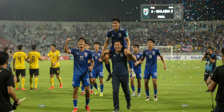 Thailand U19 advance to ASEAN U19 semifinals after 3-2 win over Malaysia