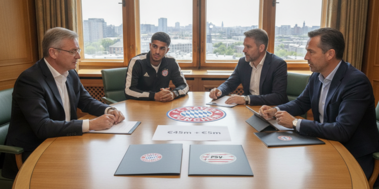 Bayern Munich proposes €45m plus €5m package for Ismael Saibari