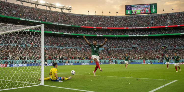 World Cup kicks off in Mexico as Julian Quinones nets tournament opener