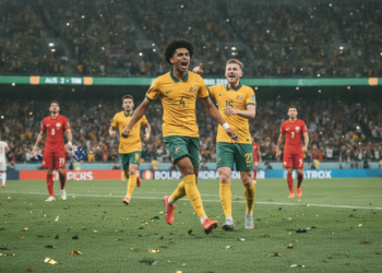Australia seal 2-0 win over Turkey in Vancouver as Irankunda, Metcalfe shine
