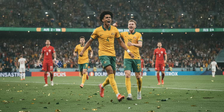 Australia seal 2-0 win over Turkey in Vancouver as Irankunda, Metcalfe shine