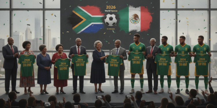 Madlanga Commission Dons Bafana Jerseys Ahead of 2026 World Cup Opener vs Mexico