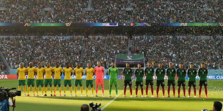 Bafana Bafana set to face Mexico in 2026 World Cup opener