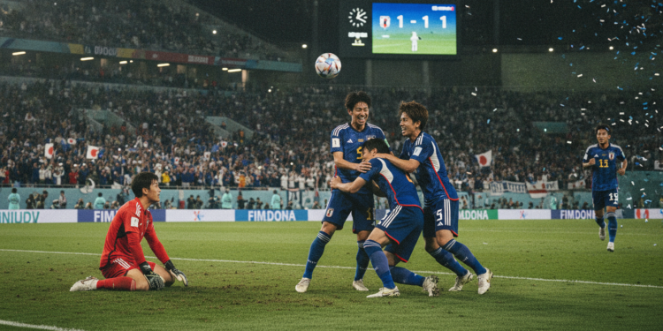 Japan salvage late World Cup draw as Kamada heads 88th-minute equalizer