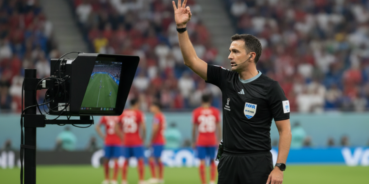 FIFA investigates VAR official Shaun Evans over upside-down OK gesture